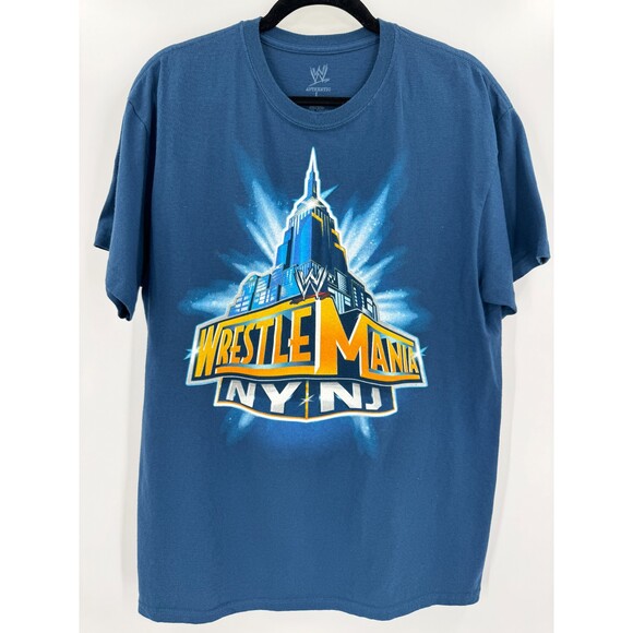 WWE Wrestlemania 29 NY/NJ 2013 Authentic I Was There Graphic T Shirt Size L - Picture 1 of 5